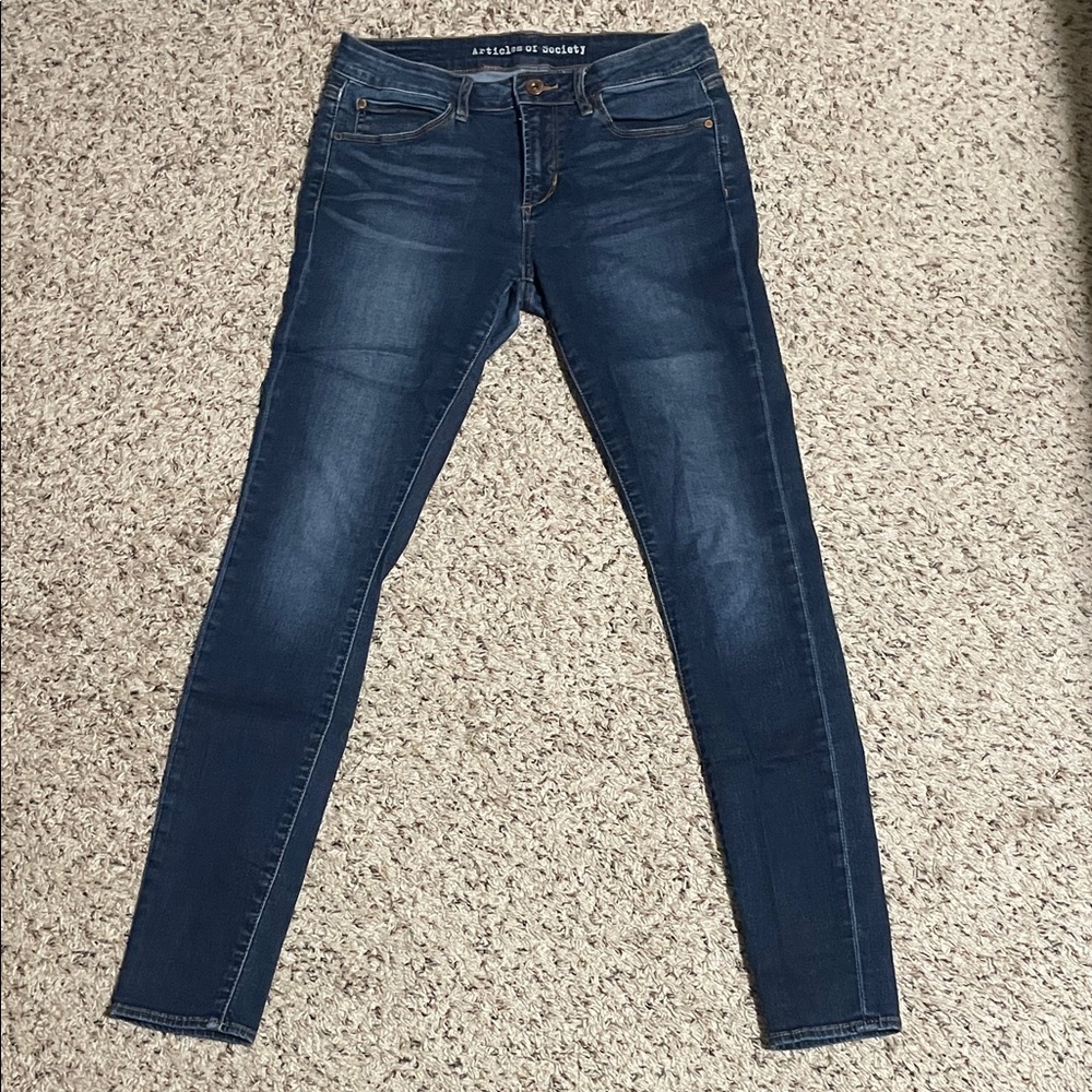 Articles Of Society Dark Blue Skinny Jeans